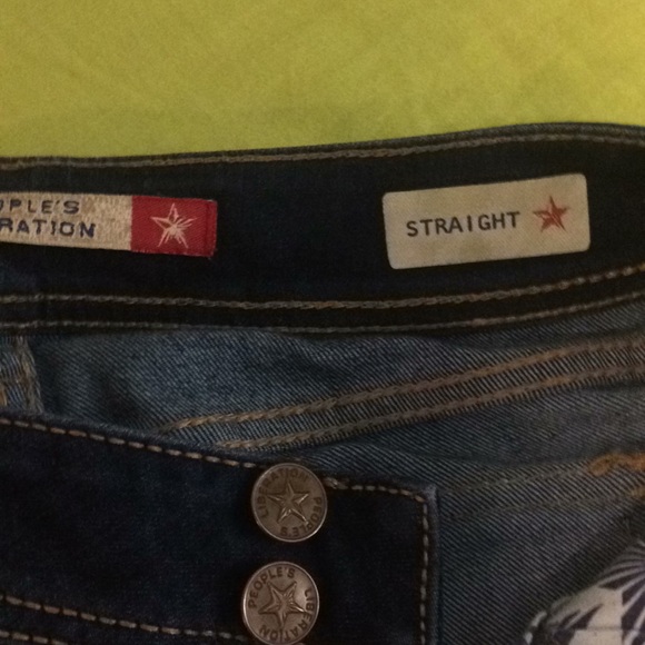 People’s Liberation Straight Jeans Size 3/4 - Picture 5 of 8